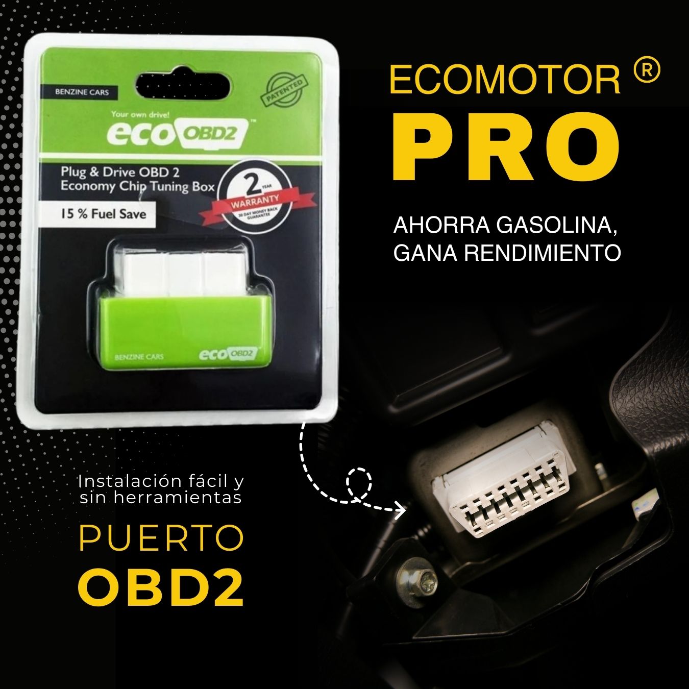 Ahorrador de Gasolina - EcoMotor Pro®