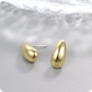 Pendientes Gota de Agua Dorados