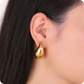Pendientes Gota de Agua Dorados