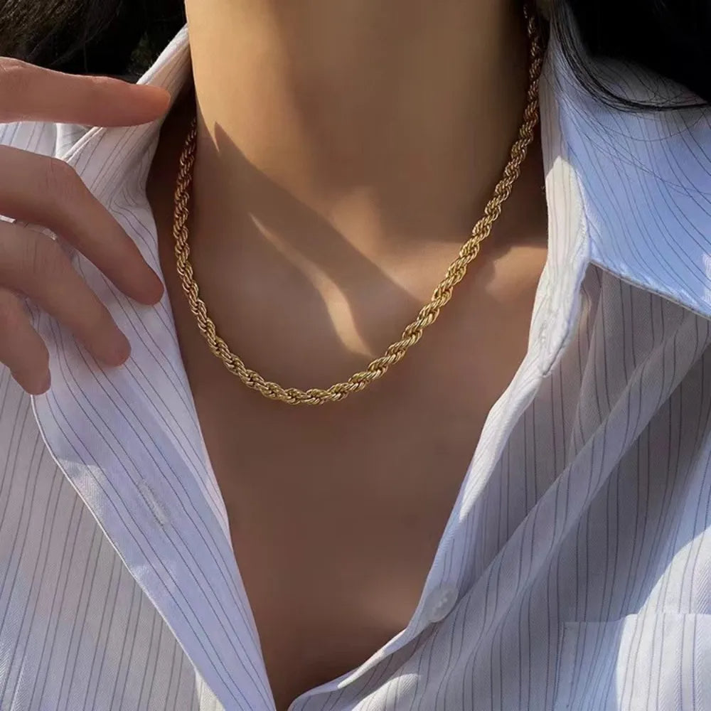 Cadena Torsal 18K Joyeria Fina