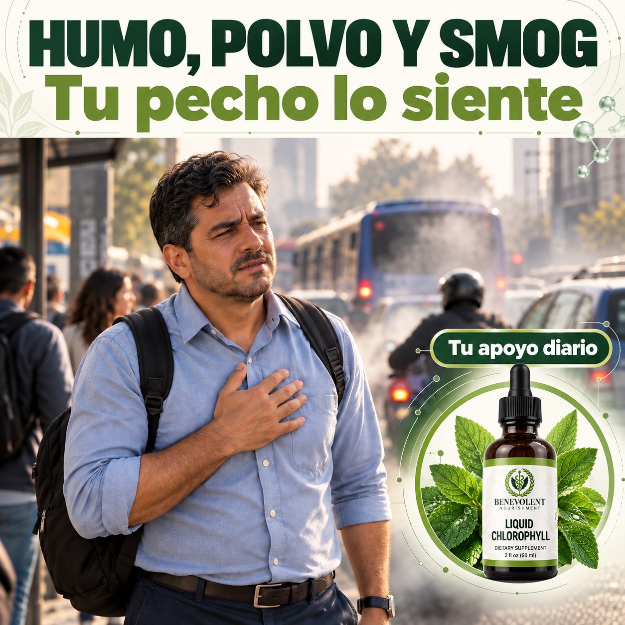 Clorofila en gotas - Pulmonar