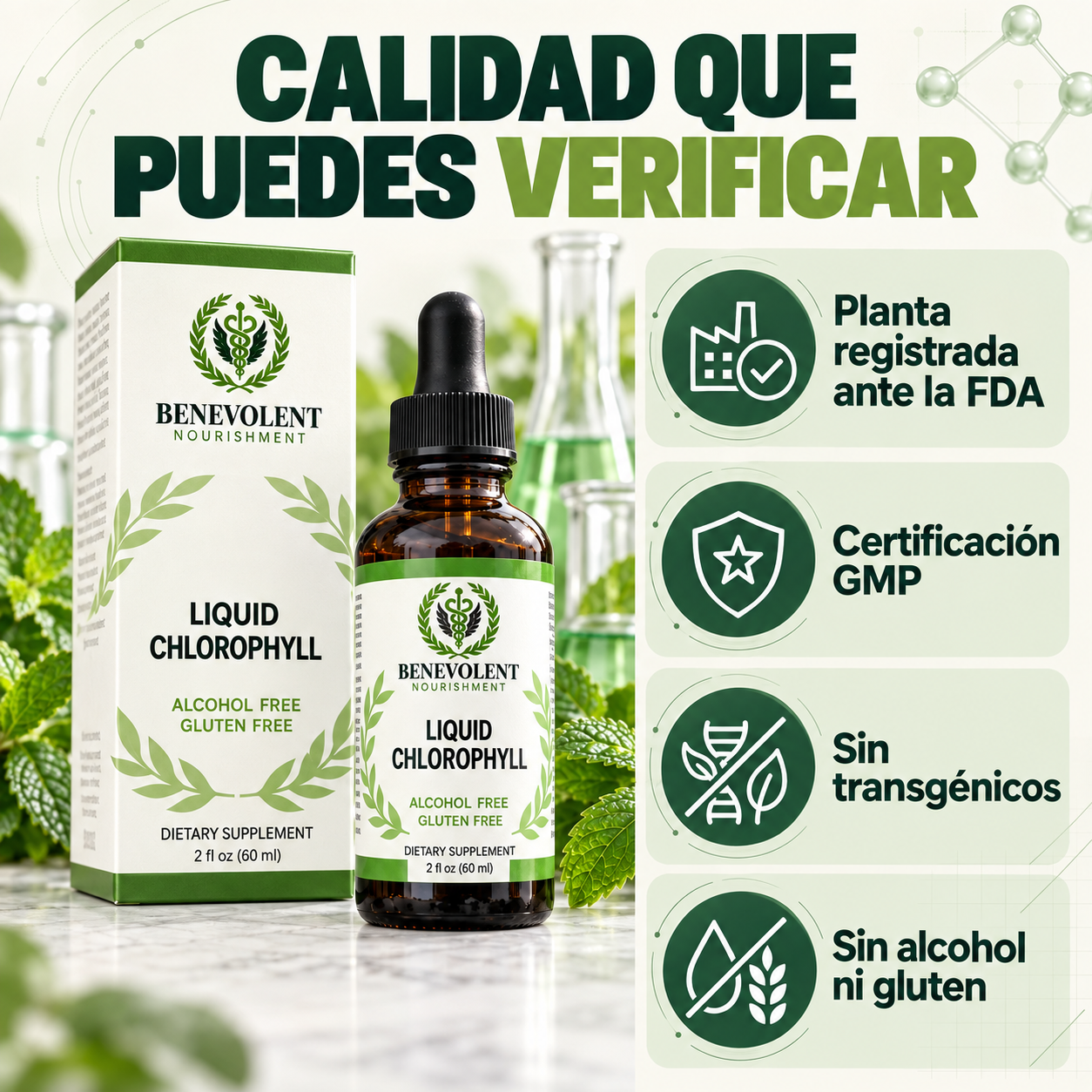 Clorofila en gotas - Pulmonar