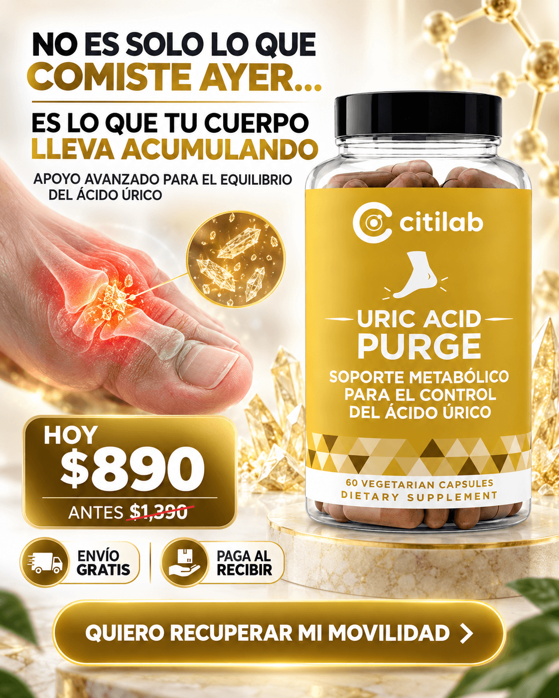 Citilab - Purga de Acido Urico