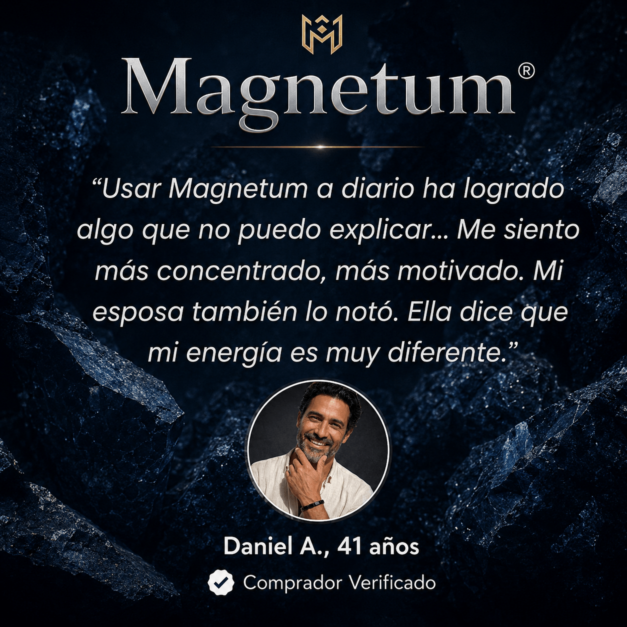 Magnetum® - Brazalete Premium de Hematita