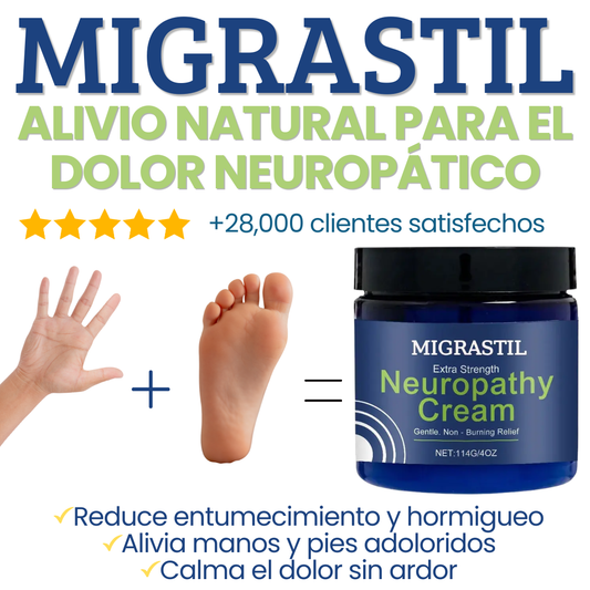 Crema Migrastil para Neuropatía - Calma el Ardor y Hormigueo en Minutos