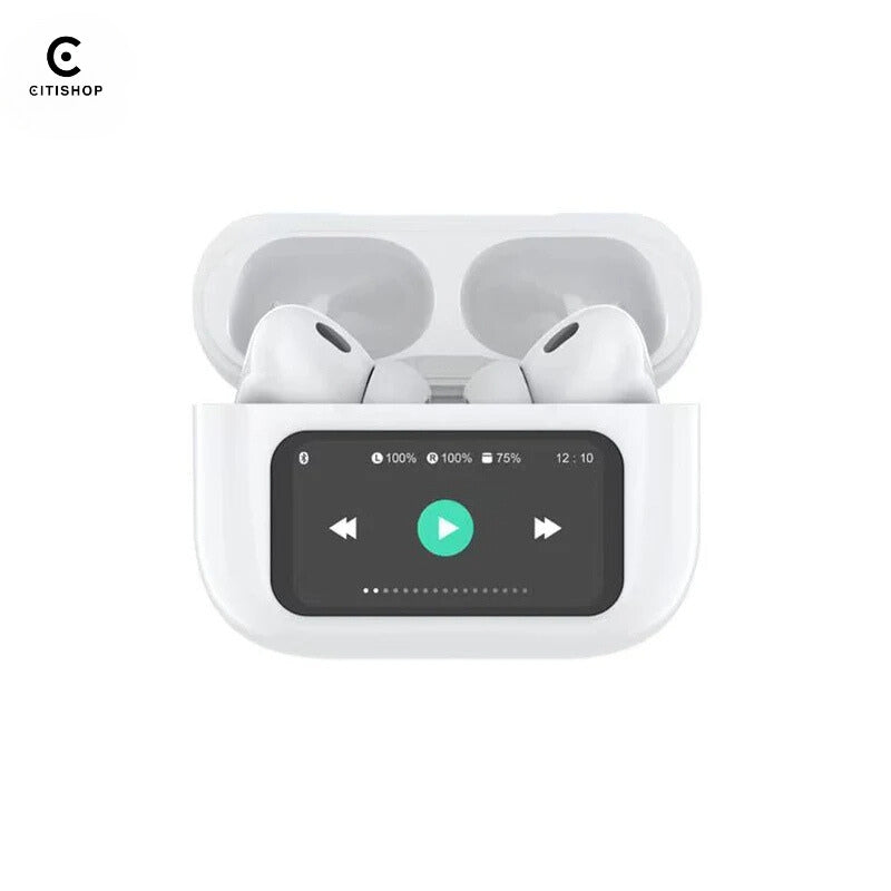 TouchPods Pro: Audífonos Inteligentes con Pantalla Táctil y Cancelación de Ruido