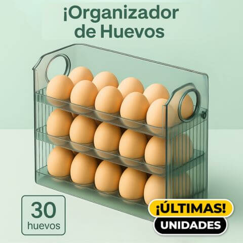 ORGANIZADOR DE HUEVOS 3 NIVELES