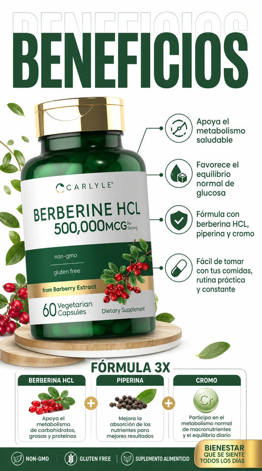 GlucoFix - Suplemento Berberina