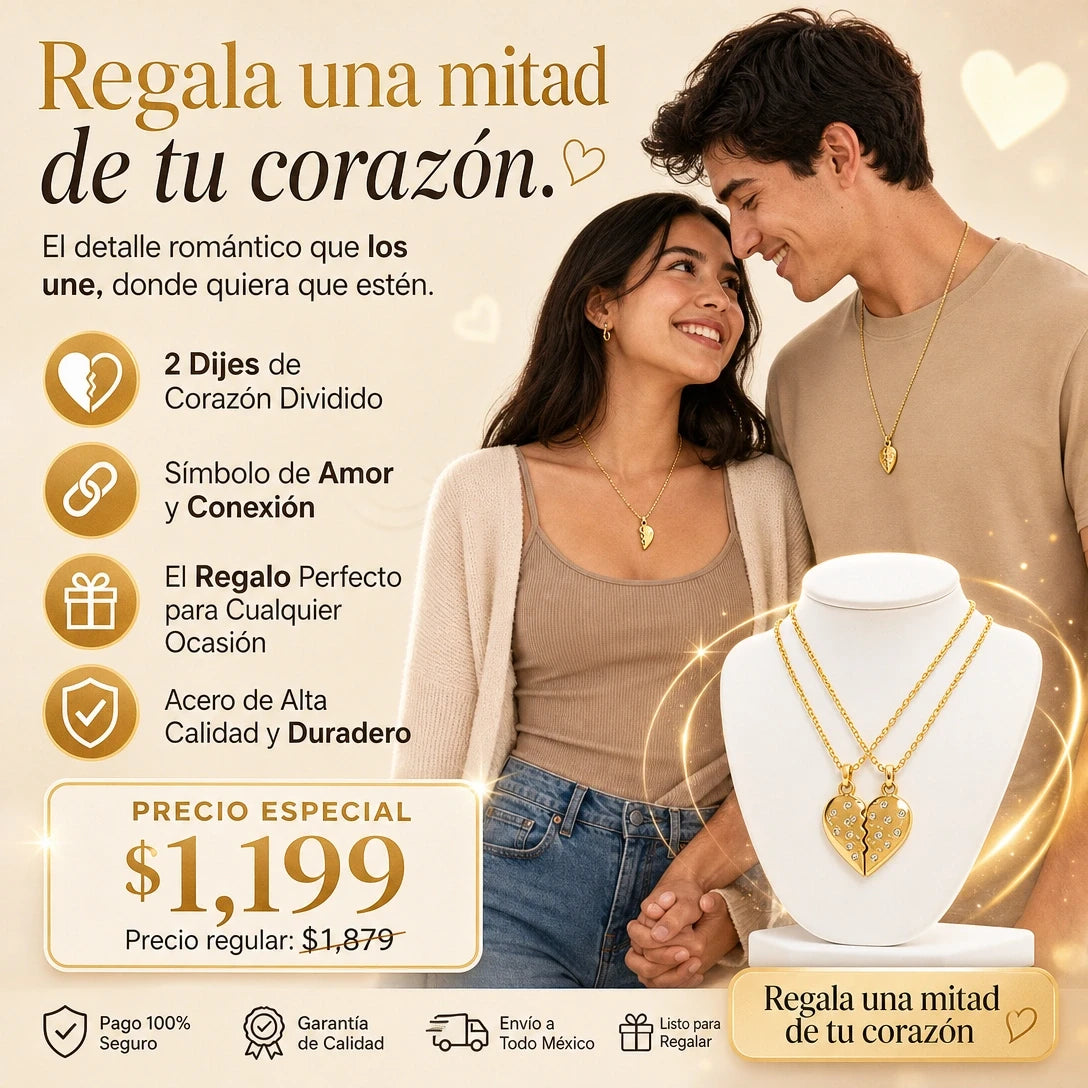 Collar Corazón | Oro Laminado 18K