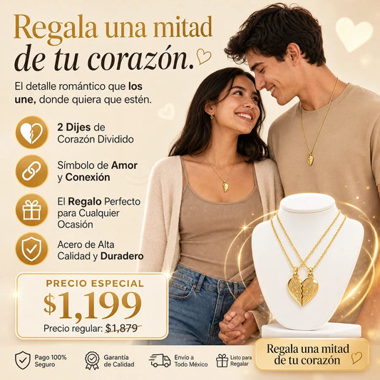 Collar Corazón | Oro Laminado 18K